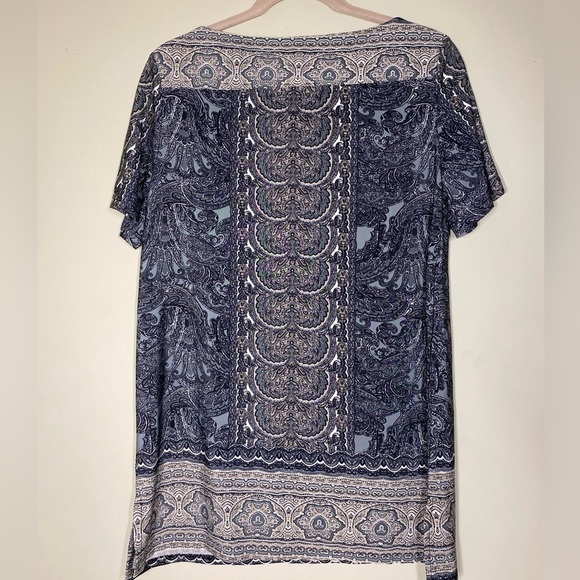 Attitudes by Renée Short Sleeve Top M NWT - Picture 3 of 7